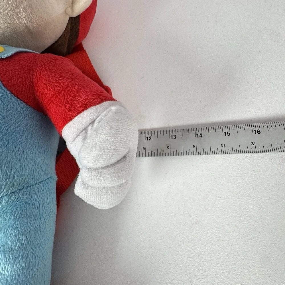 Nintendo Super Mario Bros Brothers Plush Backpack Stuffed Figure Toy Zip 18